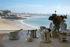 Portugal Lisbon Cascais - Terrace at Hotel Albatroz