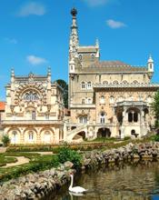 Portugal - Palace of Bussaco - exterior of the luxury hotel