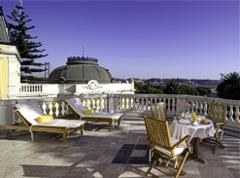 Hall of Pestana Palace Hotel Lisbon Lisboa Portugal