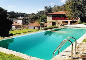 outside swimming pool in Casa de Alfena - manor house superbly converted to accommodation