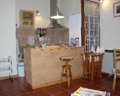 Cottage at Casa Santa Rita in Afife - living room and kitchen